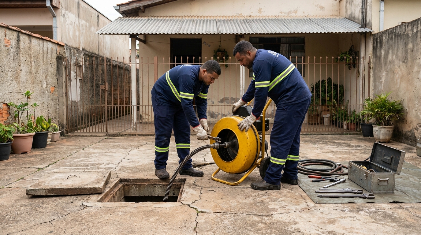 Desentupimento de esgoto em Natal‑RN
